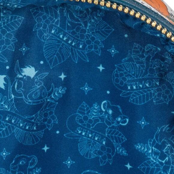 NWT Loungefly Lion King AOP Tattoo Floral Mini Backpack - Picture 7 of 8